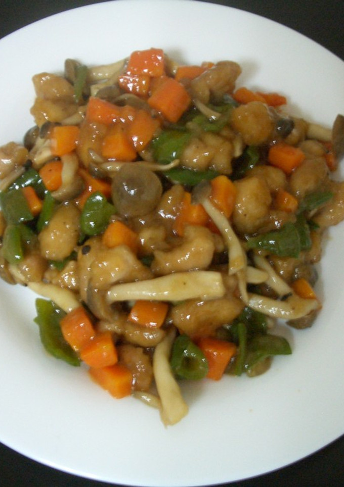 鶏と野菜の角切り中華炒め-レシピのメイン写真