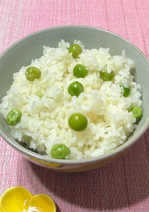 うすいえんどうの豆ご飯③-レシピのメイン写真