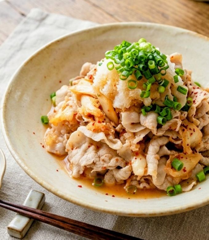 豚しゃぶキムチのおろし和え-レシピのメイン写真