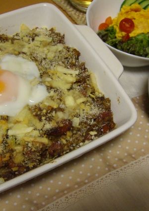 簡単♪とろ～り半熟たまごdeカレードリア-レシピのメイン写真