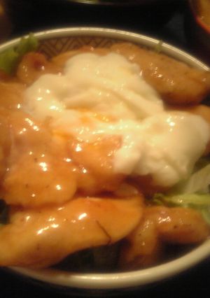 ★鶏胸肉deこってり柔らかテリタマヨ丼★-レシピのメイン写真