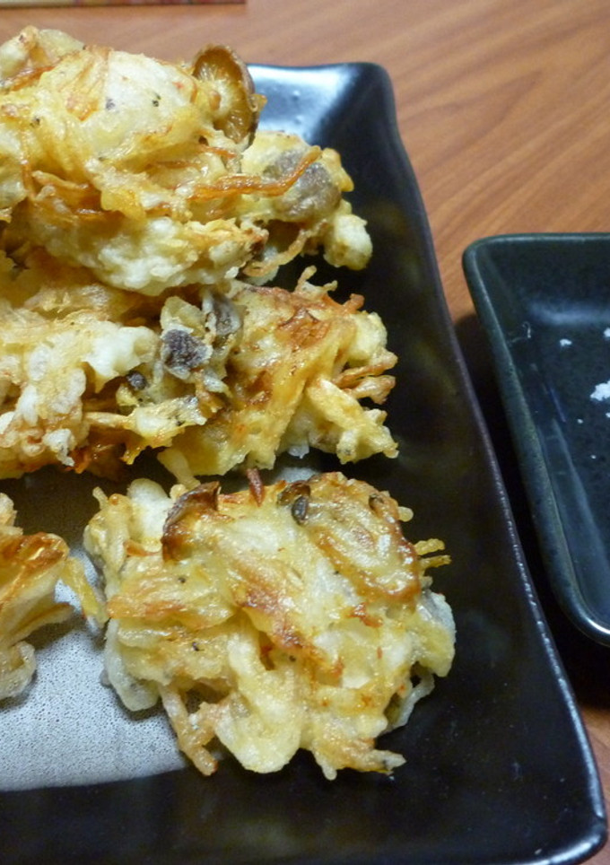 きのこと干しエビのかき揚げ-レシピのメイン写真