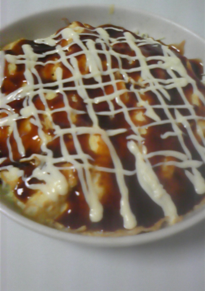 簡単☆ｷｬﾍﾞﾂたっぷりお好み焼き風！-レシピのメイン写真