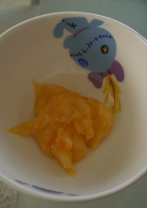 離乳食初期　じゃがニン玉のミルクぺた☆-レシピのメイン写真