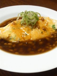 新感覚? 和風オムレツ 納豆あんかけ-レシピのメイン写真