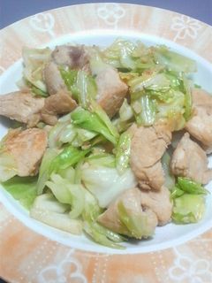 キャベツとムネ肉の炒め物☆-レシピのメイン写真