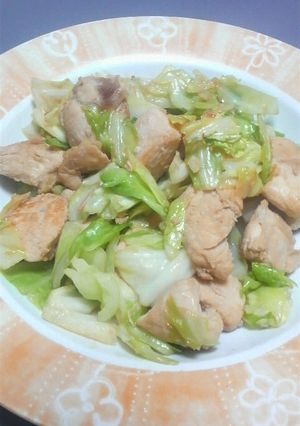 キャベツとムネ肉の炒め物☆-レシピのメイン写真