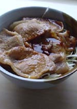 生姜焼き丼-レシピのメイン写真