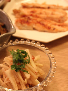 シャキシャキ☆梅肉大根サラダ-レシピのメイン写真