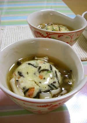 豆腐しんじょのキノコあん-レシピのメイン写真