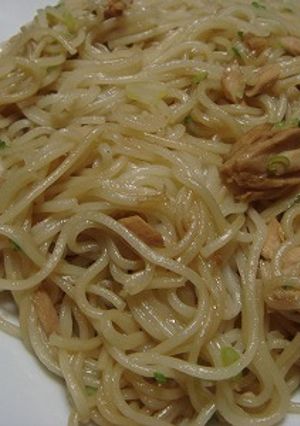 ツナ缶で簡単☆油そうめん-レシピのメイン写真
