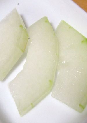 りんごみたいな？とうがん（冬瓜）スライス-レシピのメイン写真