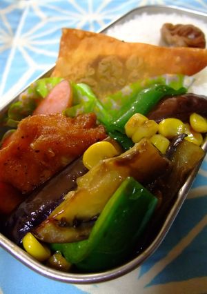 お弁当に♪茄子の簡単オイスター炒め-レシピのメイン写真