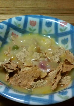 簡単!シチューにコーンフレーク★朝食に〜-レシピのメイン写真