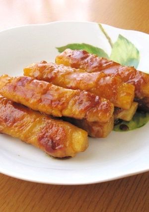 ∮ 長いもの肉巻き✰甘辛✰彡照り焼き ∮-レシピのメイン写真