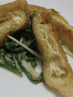 水菜と小揚げのコク旨焼き♪-レシピのメイン写真