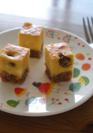 ちーっちゃい♪　かぼちゃチーズケーキ-レシピのメイン写真