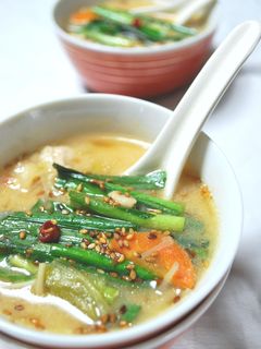 美味しいスープ~中華風☆白味噌仕立て~-レシピのメイン写真