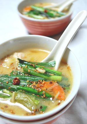 美味しいスープ～中華風☆白味噌仕立て～-レシピのメイン写真