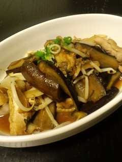 茄子と鶏肉のすっぱダレ炒め-レシピのメイン写真