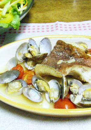 アクアパッツア(白身魚のスープ煮)-レシピのメイン写真