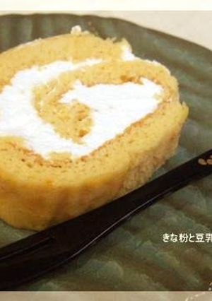 きな粉と豆乳のロールケーキ-レシピのメイン写真