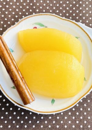鍋いらず！レンジで簡単りんごのコンポート-レシピのメイン写真