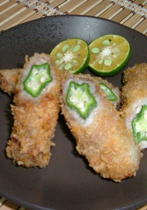 オクラの豚肉巻き-レシピのメイン写真