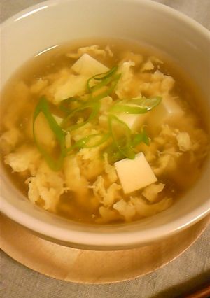 体温まる☆とろりん卵スープ-レシピのメイン写真