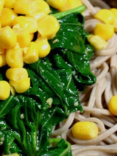 簡単★モロヘイヤのぶっかけ蕎麦-レシピのメイン写真