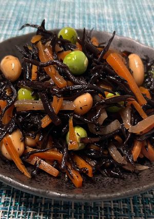 ひじきの煮物 (ごま油・薄揚げ不使用)-レシピのメイン写真