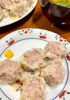 蒸し器は不要！キャベツ敷いたシューマイ-レシピのメイン写真
