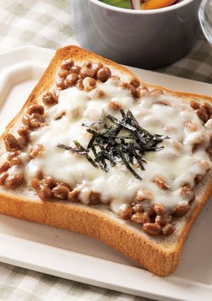 納豆海苔トースト-レシピのメイン写真