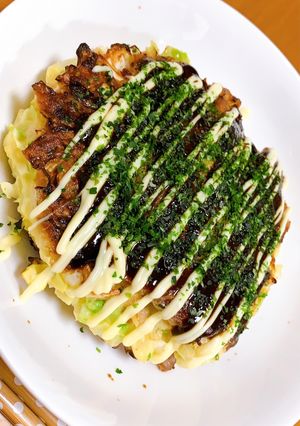 フワフワお豆腐入りダイエットお好み焼き！-レシピのメイン写真