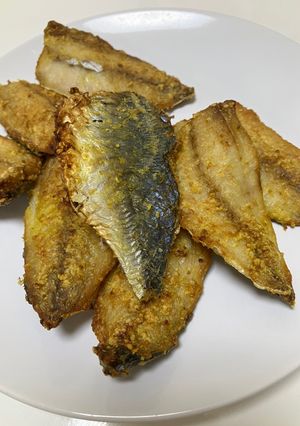 ノンフライヤー骨まで食べられる真鯵フライ-レシピのメイン写真