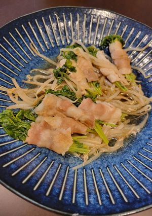 豚肉と豆苗のレンジ蒸し-レシピのメイン写真