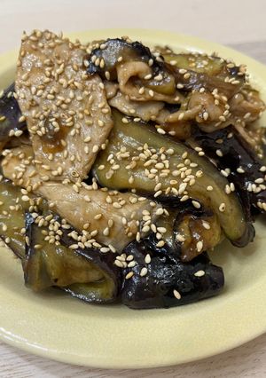 豚と茄子の蒲焼風-レシピのメイン写真
