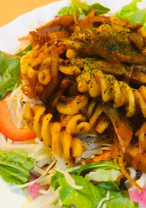 魚肉ソーセージのショートパスタナポリタン-レシピのメイン写真