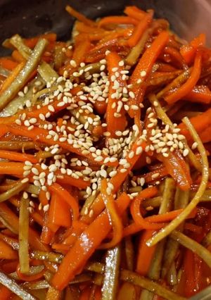 面倒なこと最小限で！きんぴらごぼう-レシピのメイン写真