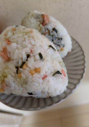 お茶漬けおむすび-レシピのメイン写真