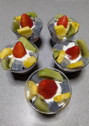 フルーツたんぽぽコーヒーゼリー-レシピのメイン写真