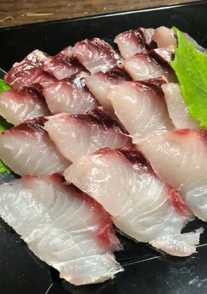 ボラのお刺身大葉添え-レシピのメイン写真
