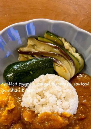 トースターで茄子とズッキーニの焼きびたし-レシピのメイン写真