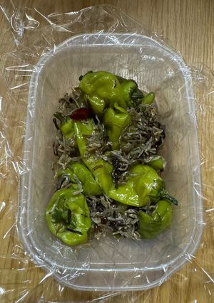 万願寺とうがらしとちりめんのレンチン蒸-レシピのメイン写真