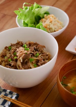 簡単！お家でおいしい牛丼-レシピのメイン写真