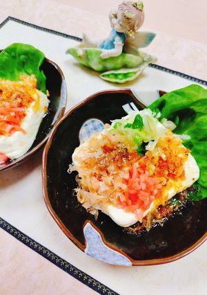 #☆熱々ごま油かけ冷奴♪美味♬節約レシピ-レシピのメイン写真