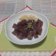 メバチマグロの塩鮪のタパス