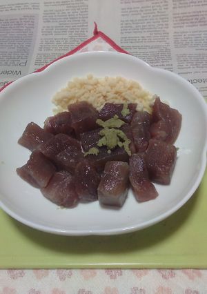 メバチマグロの塩鮪のタパス-レシピのメイン写真