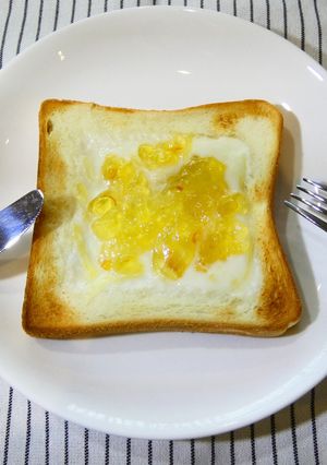 【グリル】レアチーズケーキ風トースト-レシピのメイン写真