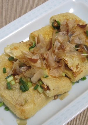 油揚げの納豆挟み焼き-レシピのメイン写真